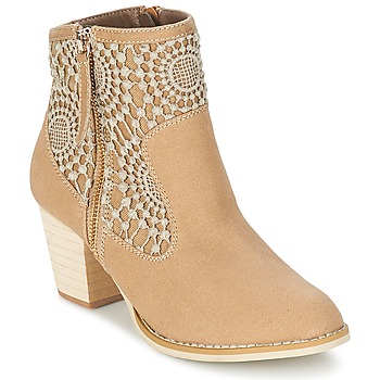 Buty Damskie Botki Moony Mood DIROVAL Taupe