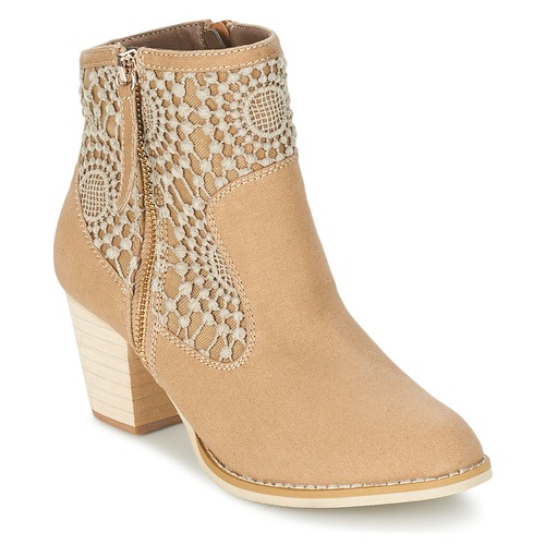 Buty Damskie Botki Moony Mood DIROVAL Taupe