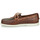 Sapatos Homem Sapato de vela Sebago PORTLAND WAXED Castanho