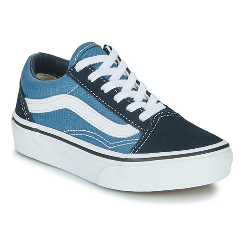 Sapatos Criança Sapatilhas Vans OLD SKOOL Marinho / Branco