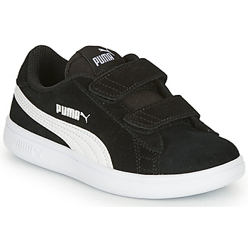 Sapatos Rapaz Sapatilhas Puma SMASH Preto