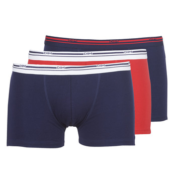 Roupa de interior Homem Boxer DIM DAILY COLORS BOXER x3 Azul / Vermelho