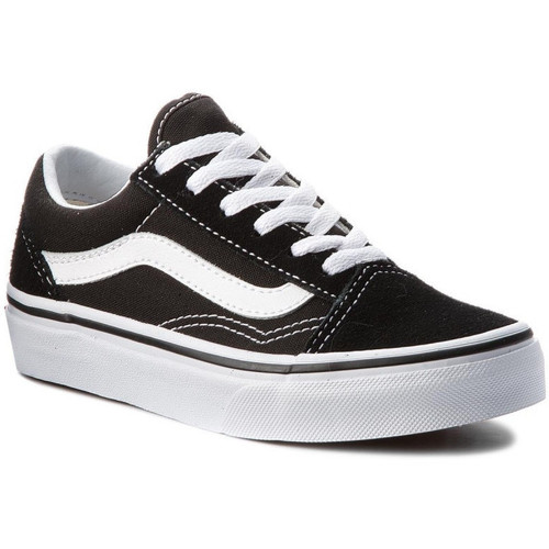 Sapatos Criança Sapatilhas Vans OLD SKOOL KIDS Preto