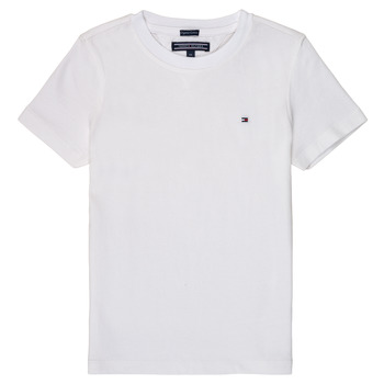 Textil Rapaz T-Shirt mangas curtas Tommy Hilfiger KB0KB04140 Branco