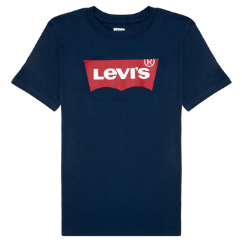 Textil Criança T-Shirt mangas curtas Levi's BATWING TEE Marinho