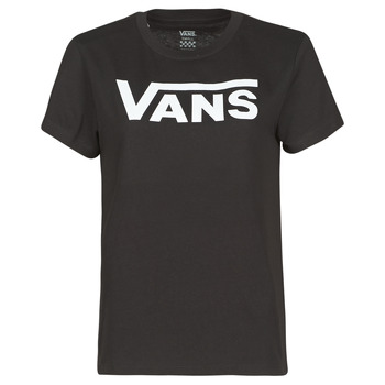 Textil Mulher T-Shirt mangas curtas Vans FLYING V CREW TEE Preto