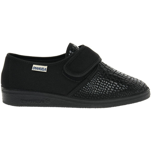 Sapatos Mulher Multi-desportos Emanuela 649 NERO PANTOFOLA Preto