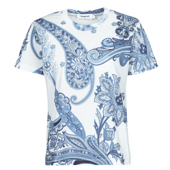 Textil Mulher T-Shirt mangas curtas Desigual POPASLEY Azul