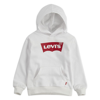 Textil Rapaz Sweats Levi's BATWING HOODIE Branco