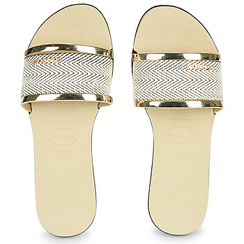 Sapatos Mulher Chinelos Havaianas YOU TRANCOSO PREMIUM Bege