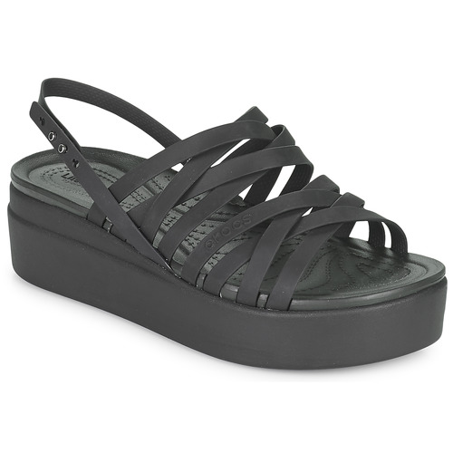 Sapatos Mulher Sandálias Crocs CROCS BROOKLYN STRAPPY LOWWDGW Preto