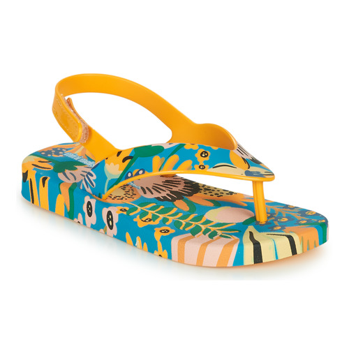 Sapatos Criança Chinelos Melissa MINI MELISSA & IPANEMA Amarelo / Azul