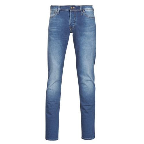 Textil Homem Calças de ganga slim Jack & Jones JJIGLENN Azul