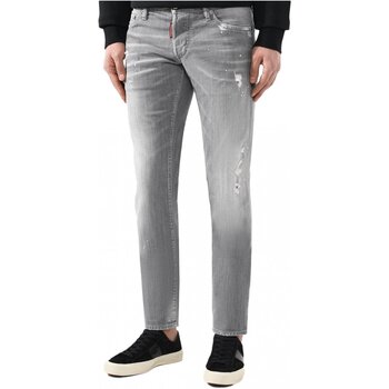 Textil Homem Gangas Skinny Dsquared S74LB0476 Cinza