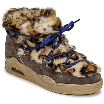 Sapatos Mulher Botas baixas Serafini MOON LOW Leopardo