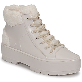 Sapatos Mulher Botas baixas Melissa MELISSA FLUFFY SNEAKER AD Bege / Branco