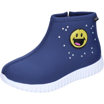 Sapatos Rapariga Botins Smiley BJ991 Azul