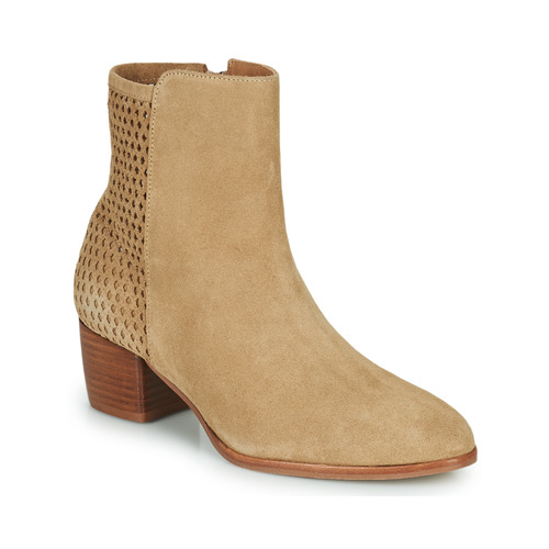 Sapatos Mulher Botins JB Martin LOCA Veludo / Camel