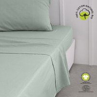 Casa Lençol de cima Today Drap Plat 240/300 Coton TODAY Organic Celadon Celadon