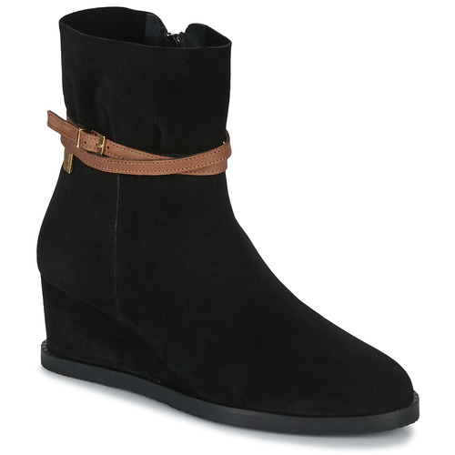 Sapatos Mulher Botins JB Martin LOUISA Veludo / Preta