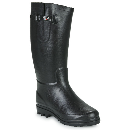 Sapatos Mulher Botas de borracha Aigle AIGLENTINE FUR2 Preto