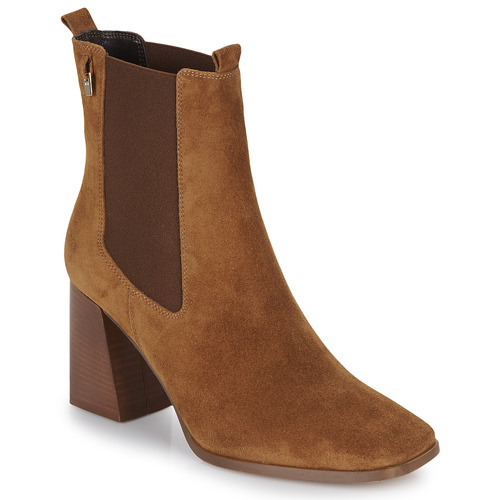 Sapatos Mulher Botins JB Martin PALMA Veludo / Camel