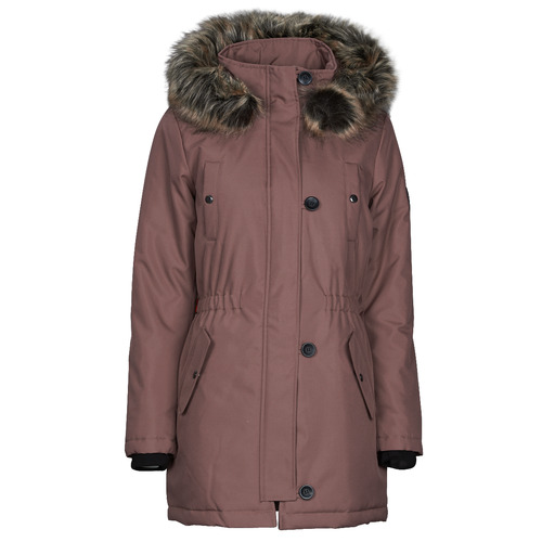 Textil Mulher Parkas Only ONLIRIS FUR WINTER PARKA CC OTW Rosa