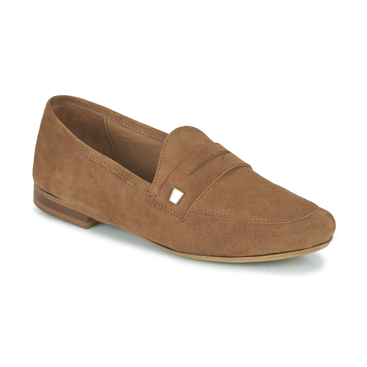 Sapatos Mulher Mocassins JB Martin FRANCHE SOFT Veludo / Camel