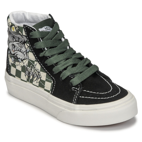 Sapatos Rapaz Sapatilhas de cano-alto Vans UY SK8-HI Preto