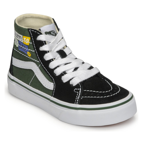 Sapatos Criança Sapatilhas de cano-alto Vans UY SK8-HI TAPERED VR3 Preto / Cáqui