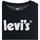 Textil Rapariga T-Shirt mangas curtas Levi's  Preto