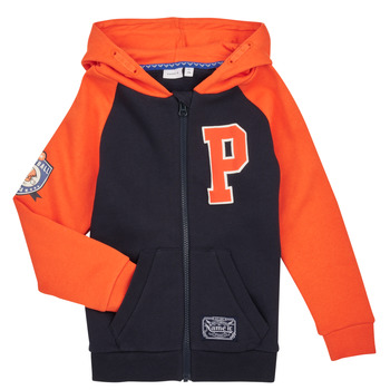 Textil Rapaz Sweats Name it NKMTULAS SWE CARD W HOOD Marinho / Laranja