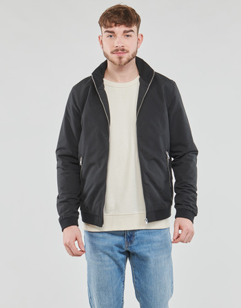 Textil Homem Jaquetas Jack & Jones JJERUSH HARRINGTON BOMBER Preto