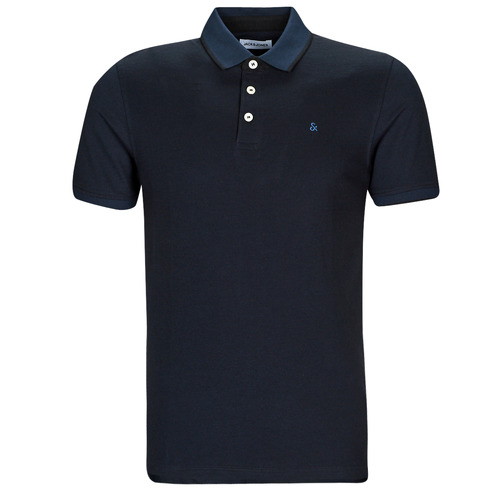 Textil Homem Polos mangas curta Jack & Jones JJEPAULOS POLO SS Marinho