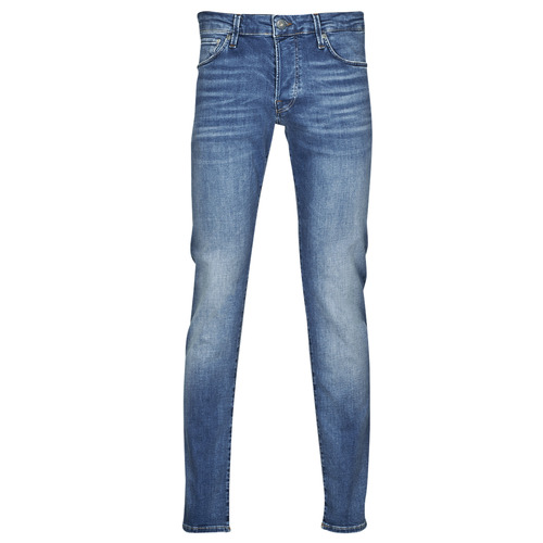 Textil Homem Calças de ganga slim Jack & Jones JJIGLENN JJICON Azul