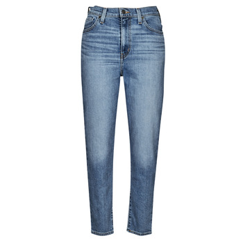 Textil Mulher Calças de ganga tapered Levi's HIGH WAISTED MOM JEAN Azul