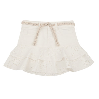 Textil Rapariga Saias Desigual SKIRT_DALILA Branco