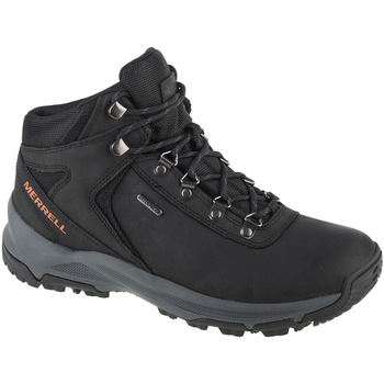 Sapatos Homem Sapatos de caminhada Merrell Erie Mid Ltr WP Preto