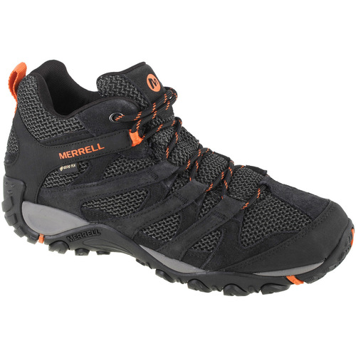 Sapatos Homem Sapatos de caminhada Merrell Alverstone Mid GTX Preto