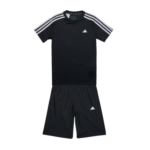 Textil Criança Todos os fatos de treino Adidas Sportswear TR-ES 3S TSET Preto