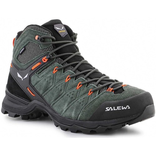 Sapatos Homem Sapatos de caminhada Salewa MS Alp Mate Mid WP Verde