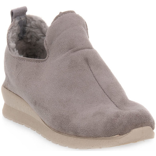 Sapatos Mulher Chinelos Emanuela 2828 GRIGIO PANTOFOLA Cinza