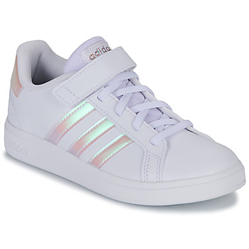 Sapatos Rapariga Sapatilhas Adidas Sportswear GRAND COURT 2.0 EL Branco / Prateado