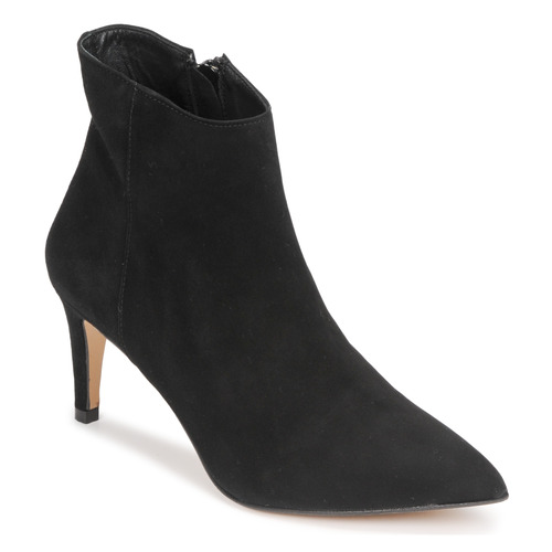 Sapatos Mulher Botins JB Martin ESTELLE Veludo / Preto