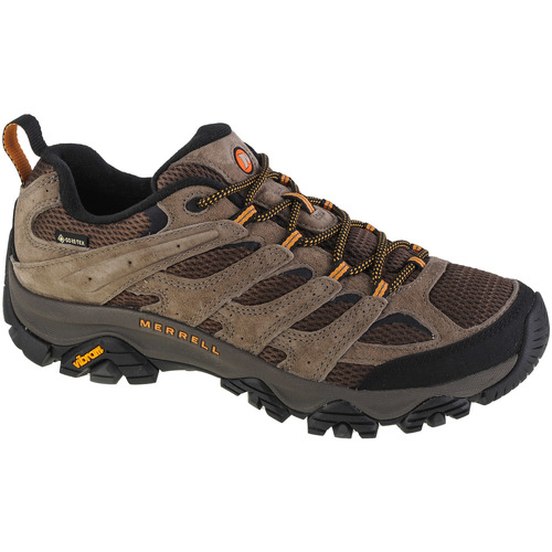 Sapatos Homem Sapatos de caminhada Merrell Moab 3 GTX Castanho