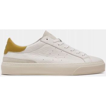 Sapatos Homem Sapatilhas Date M381-SO-CA-HY SONICA CALF-WHITE/YELLOW Branco