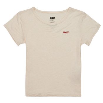 Textil Rapariga T-Shirt mangas curtas Levi's LVG HER FAVORITE TEE Bege