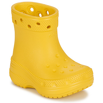 Sapatos Criança Botas de borracha Crocs Classic Boot T Amarelo