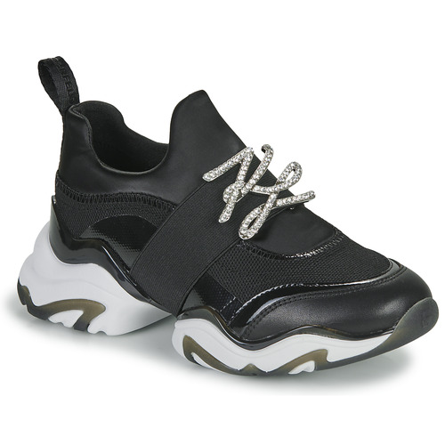 Sapatos Mulher Sapatilhas Karl Lagerfeld GEMINI Sock Runner Lo Preto