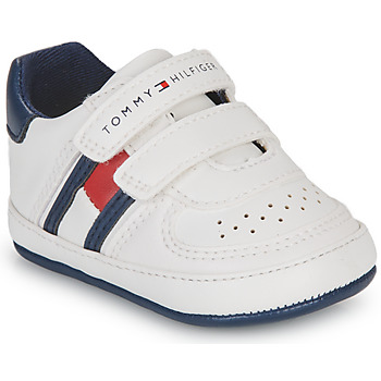 Sapatos Rapaz Sapatilhas Tommy Hilfiger T0B4-33090-1433A473 Branco